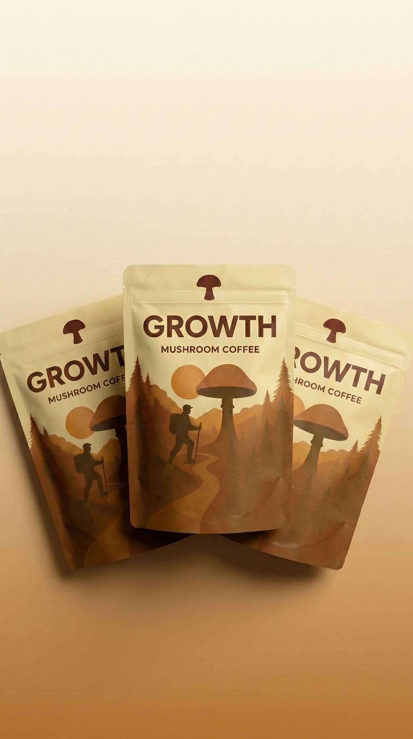 Regular Roast Mushroom Coffee 3-Bag Focus Bundle